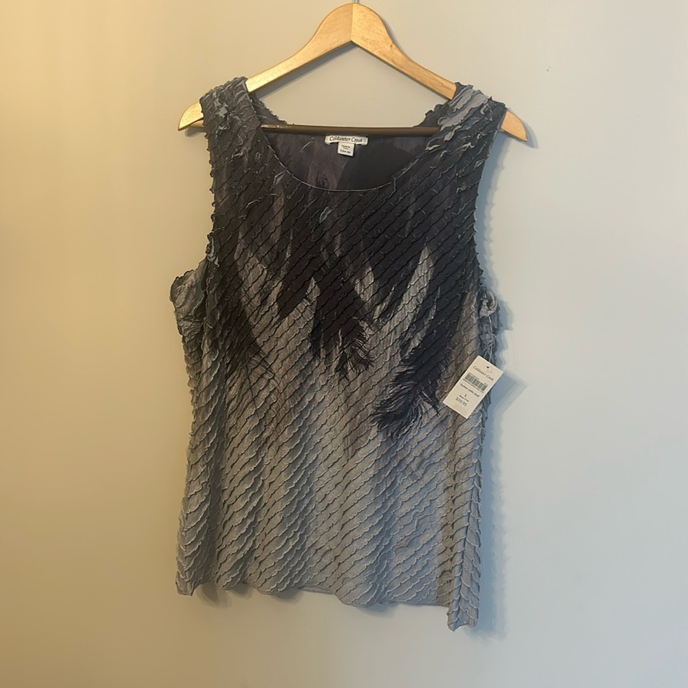 Coldwater Creek Lined Sleeveless Top Size L ( 14-16) $25
